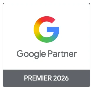 Selo Google Partner Premier 2026