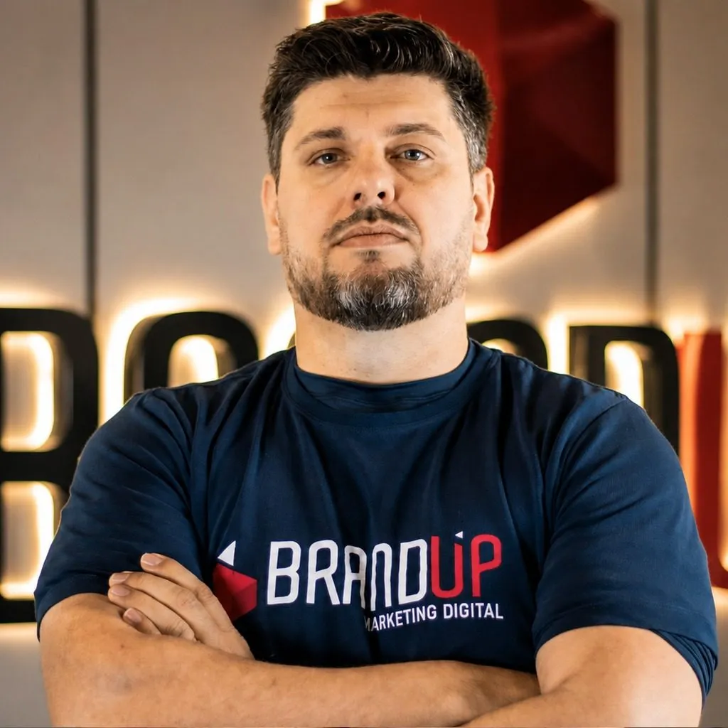 Jacson, sócio e líder comercial da BRANDUP