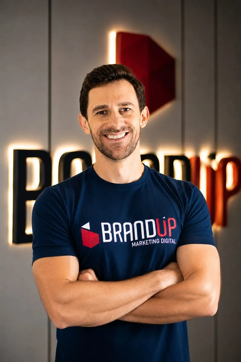 Maicon Paul, fundador e CEO da BRANDUP
