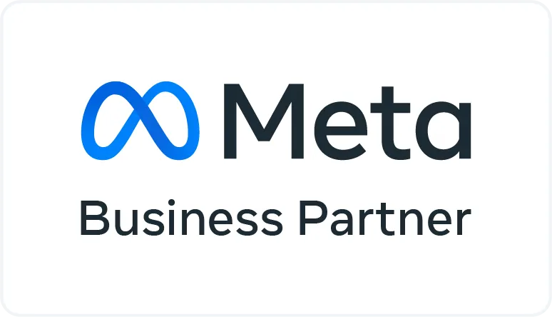 Selo oficial Meta Business Partner conquistado pela BRANDUP